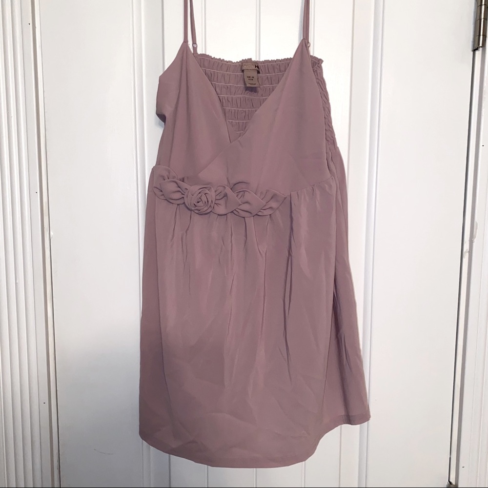 H&M purple blouse tank-top